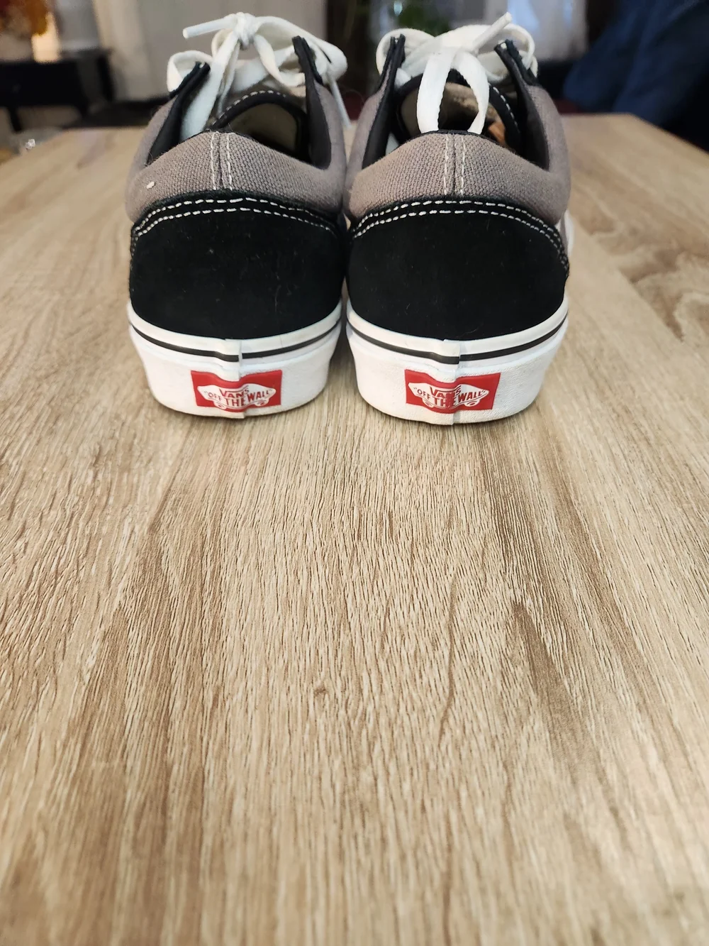 Vans Old Skool Low Top Sneakers - Black & Gray with White Stripe